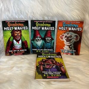 Goosebumps Most Wanted Books X 8